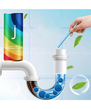Drain Cleaning Stick Kitchen Sink Drain Cleaner Sticks | 14 Drain Clog Remover Deodorizer Drain Smell for U-Shaped Drains Aezon - Buy Online on GoSupps.com