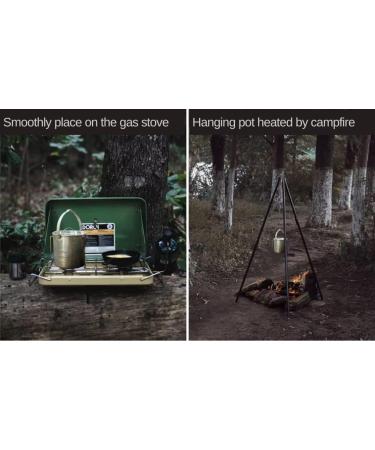 BeGrit Stainless Steel Camping Coffee Percolator Kettle with Handles and Lid - Portable Tea Pot for Hiking, Camping, and Picnic - Buy Online on GoSupps.com