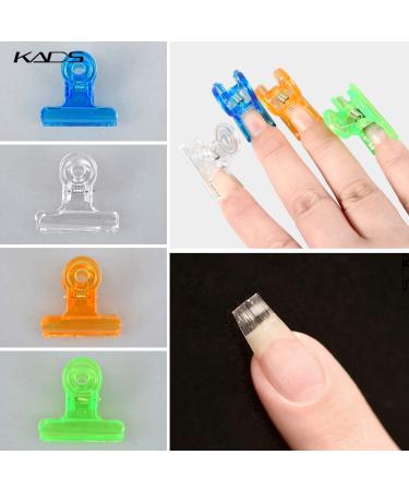 KADS Nail Extension Clips 5pcs - C Curve Pinching Clips for Acrylic Nails - Professional Multi-functional Clamp (Clear) - Buy Online on GoSupps.com