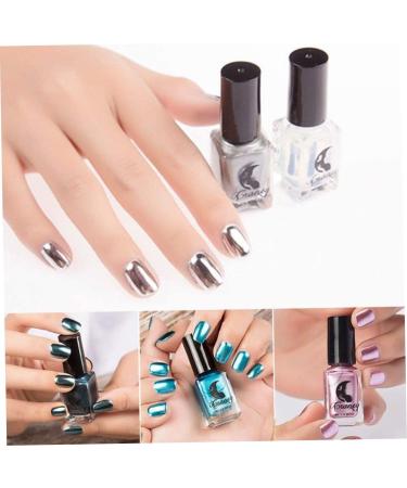 Mirror Nail Polish Mirror Nail Polish Long Lasting Metallic Nail Varnish 6ml Quick Drying Gel Polish - Buy Online on GoSupps.com