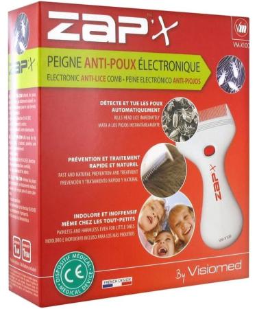 Zap X Electronic Lice Comb - Fast and Effective Lice Treatment Tool - Buy Online on GoSupps.com