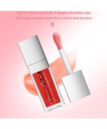 Lip Oil Moisturises and Gives Lipstick Plump and Plump Make-Up 8 ml Butterscotch Sweets (E One Size) 1 count (Pack of 1) E - Buy Online on GoSupps.com