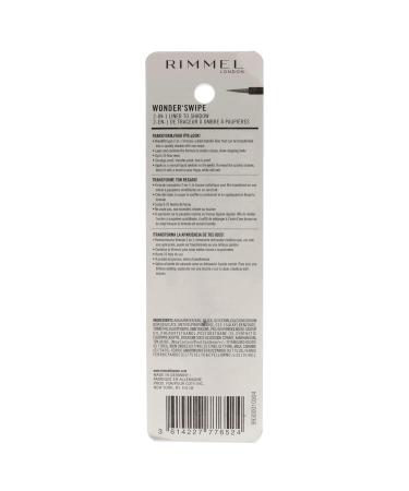 Rimmel London Wonder Swipe 2-in-1 Liner to Shadow - 005 Yasss Eyeliner 0.06 oz - Long-lasting and Versatile Eyeliner for Women - Buy Online on GoSupps.com