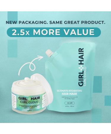 GIRL+HAIR Hydrating Coconut Aloe Vera Hair Mask - 8 fl.oz - Buy Online on GoSupps.com