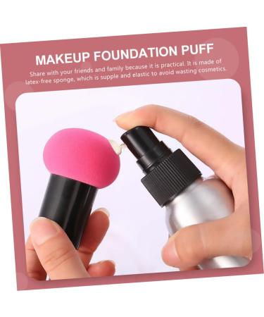 FRCOLOR Simple Puff 20 Sets Mushroom Head Puff Makeup Puffs with Handles Cosmetics Puffs Highlighter Makeup Sponge Safe Puff Powder Puff Beauty Egg Makeup Pad Hydrophilic Polyurethane - Buy Online on GoSupps.com