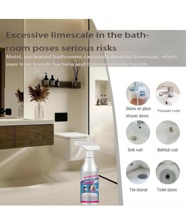 Acssart Bathroom Descaler Acssart Foam Cleaner Bathroom Descaler Foam Cleaner Acssart Foam Cleaner Bathroom Stubborn Stains Cleaner (5pcs) - Buy Online on GoSupps.com