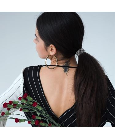 Bohend Rhinestone Hair Clip Set - 3 Pcs Ponytail Cuff Hair Jewelry for Women and Girls - Buy Online on GoSupps.com