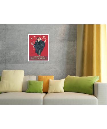 Docteur Pierre s Soap Toothpaste (Les Dentifrices Savon) - Vintage French Advertising Poster by Leonetto Cappiello c.1923 - Fine Art Rolled Canvas Print 16in x 20in Rolled Satin Canvas 20L" x 16W" - Buy Online on GoSupps.com