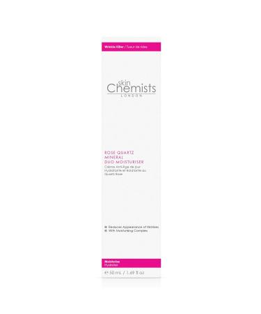 Skin Chemists Rose Quartz Duo Moisturiser 50ml - Hydrating Anti-Aging Cream for Radiant Skin | International Shipping Available - Buy Online on GoSupps.com