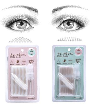  Bagima 120 Pcs Invisible Double Eyelid Stickers Self-Adhesive Eyelid Stickers Eye Lift Strips Eye Lift Tape for Droopy Lids Hooded Eyes (Natural S) - Buy Online on GoSupps.com