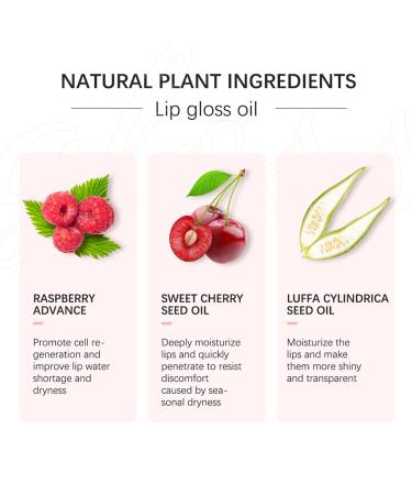 Meilury Plumping Lip Oil - Hydrating & Lasting Moisturizing Gloss, Tinted Balm for Dry Lips (01 Pink) - Buy Online on GoSupps.com