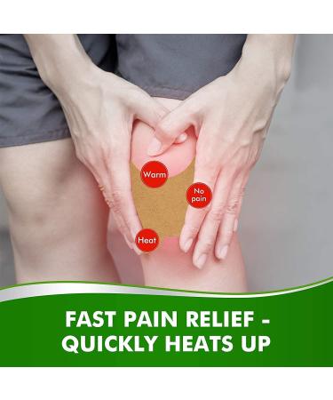 Pain Relief Patches - 36pcs (Pack of 3) | Arthritis Knee Relief Patch with Long Lasting Heat Analgesia | Moxibustion Leg Pain Relief - Buy Online on GoSupps.com