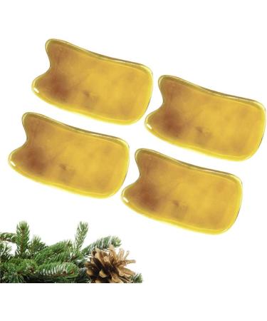 4-Piece Gua Sha Facial Massage Set - Rose Quartz & Buffalo Horn Tools for Spa Treatment - Buy Online on GoSupps.com