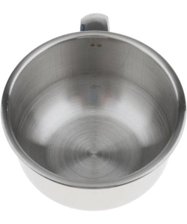 Buy Gazechimp Stainless Steel Men's Shaving Bowl with Handle | Durable Shaving Mug for Shaving Soap - International Shipping Available - Buy Online on GoSupps.com