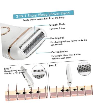 Fomiyes Women's Electric Hair Remover - Facial Shaver & Epilator for Effortless Hair Removal - Buy Online on GoSupps.com