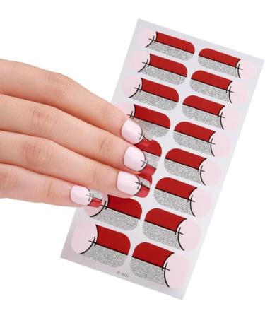 Ruarby French Tip Press on Nails Medium Almond False Nails Tips Detachable Full Cover Stick on Nails Glossy Nude False Nails - Buy Online on GoSupps.com
