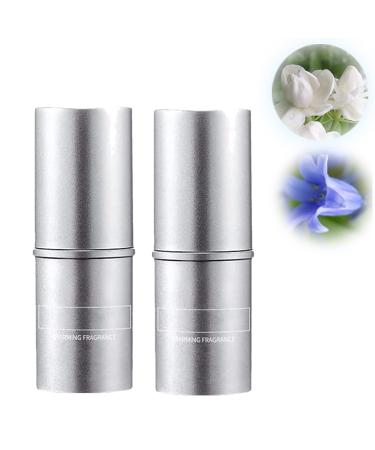 Sweat Pro Organic Stick Long Lasting Feromone Solid Perfume Stick Portable Balm Solid Perfumes Fat Burning Stick Sweetallure Flirting Fragrance Perfum for Women (Bluebell+Encounter)