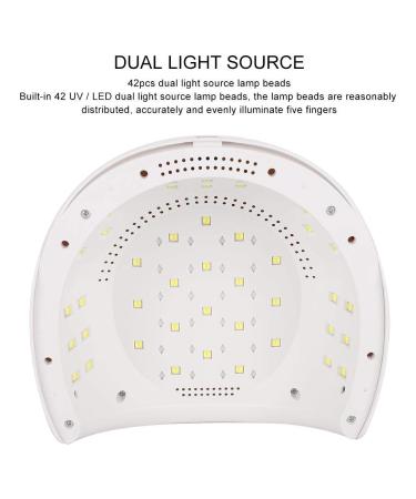 120W Professional Nail Lamp - LED UV Nail Dryer for Quick Drying & Curing - Inductive Manicure Tool for Salons (EU Connector) - Buy Online on GoSupps.com