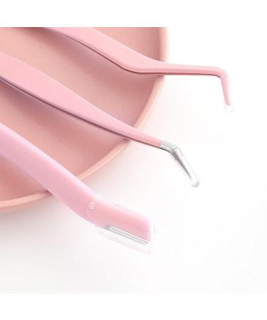 Eyebrow Trimming Kit 6pcs/Set Professional Eyebrow Tools Set Beauty Tool Makeup Tools Beauty Scissors Set for Men Women Pink - Buy Online on GoSupps.com