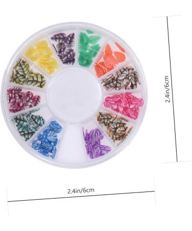 Healeved 16 Boxes Soft Pottery Scrapbooking Embellishment Nail Embellishments Nail Art Slices Bulk Nail Accessories Nail Art Decor Round Spacer Beads Diy Patch Assorted Polymer Clay 3d - Buy Online on GoSupps.com