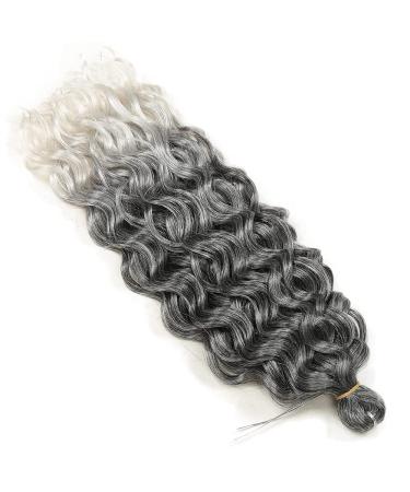 Ocean Wave Crochet Wavy Hair 18 Inch 5 Packs Hawaii Curly Braiding for Goddess Locs Crochet - Tgrey - Buy Online on GoSupps.com