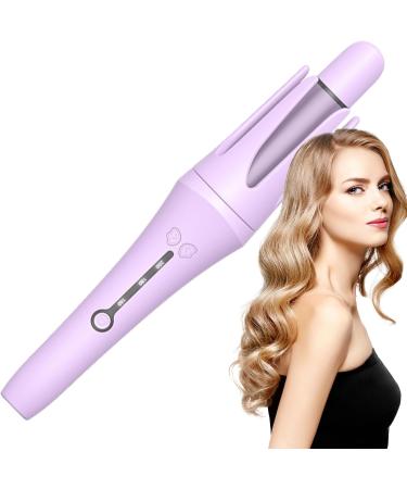 Muflydo Auto Curling Iron | Quick Heating Curling Wand - Ions Auto Curler Waver Hair Tool 3 Adjustable Temps for Home Travel Salon 28MM Purple - Buy Online on GoSupps.com
