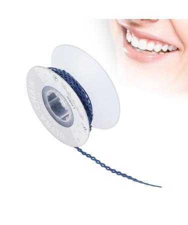 Orthodontic rubber arches portable elastic braces power chain accessories elastic rubber band for orthodontic treatment (blue)