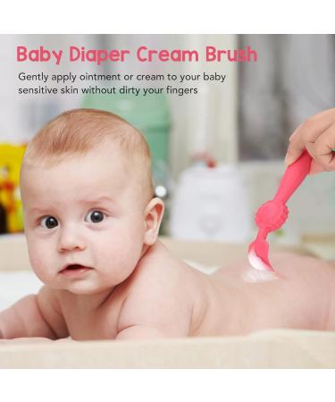 Marhynchus Soft Baby Bottom Cream Applicator | Skin-Friendly Silicone Diaper Cream Spatula with Suction Base (Red) - Perfect for Easy Application - Buy Online on GoSupps.com