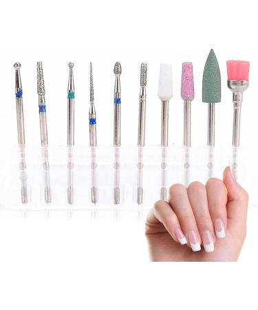 Cuticle Drill Bits for Nails Tungsten Steel Cuticle Nippers | Small Barrel Shape Electric Nail Drill File Cuticle Cleaner Tool Kit for Rotary Nail Drill Fovolat - Buy Online on GoSupps.com