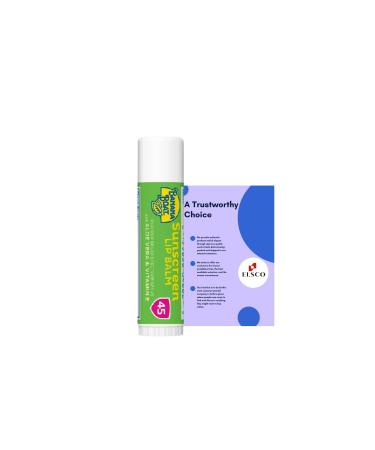 ELSCO Banana Boat Sunscreen Lip Balm SPF 45, Aloe Vera & Vitamin E, 0.15 FL oz (Pack of 1)