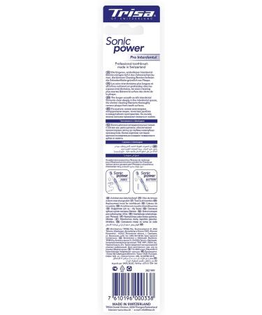 Trisa Pro Interdental Soft Replacement Brushes | Sonic Power Electric Toothbrush Accessories | Swiss Quality - Buy Online on GoSupps.com