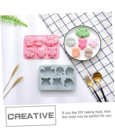 OUNONA 6 Pcs Baking Cake Mold Chocolate Molds Mold for Chocolate Cake Making Mold DIY Cake Mold Baking Pan Roasting Pan Creative Baking Mold Pudding Forest Baking Tools Baking Mould Candy 19.9x13.8cmx3pcs Pinkx3pcs - Buy Online on GoSupps.com