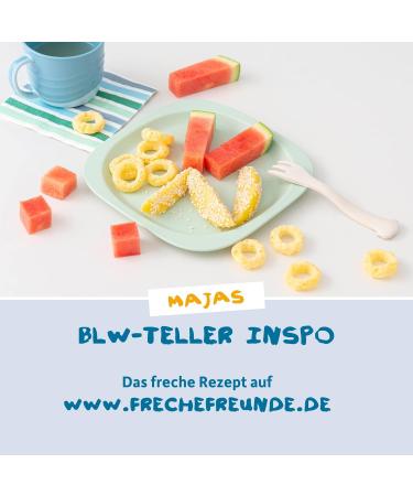 Baby Cheeky Friends Organic Crispy Rings - Millet & Banana Snack for Babies 7+ Months | Vegan Gluten-Free | 2x8-Pack (16 Rings) - Buy Online on GoSupps.com