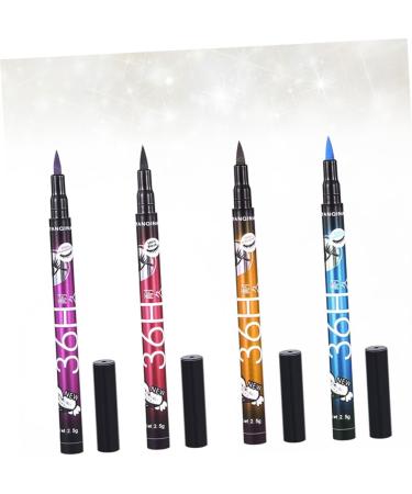 minkissy 2Pcs Black Eyeliner Pencils Color Eyeliner Eye Liner Pencil Colored Pencils Pen Liquid Liner Eyeline Pencil Make Up Liquid Size 1x2pcs photo 3x2pcs - Buy Online on GoSupps.com