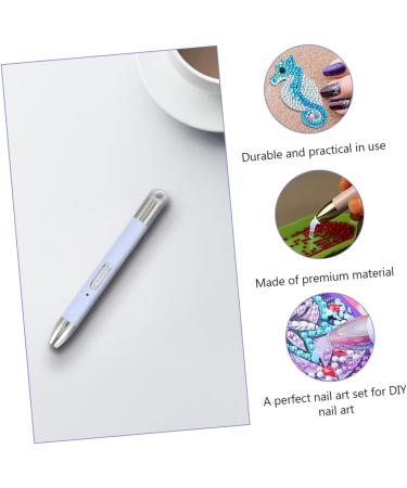 Beatifufu 1 Box Nail Art Glow Drill Pen Rhinestone Tool Rhinestone Applicator Tool Point Drill Pens Nail Art Pencil Nail Tool Power Tools Embroidery Tools Nail Extension Gel Purple Plastic - Buy Online on GoSupps.com