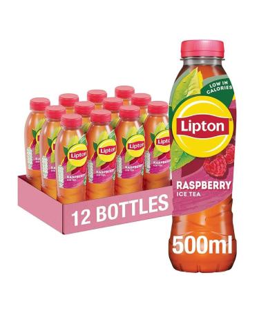 Lipton Ice Tea Framboise Still Lot de 12 boissons gazeuses 500 ml