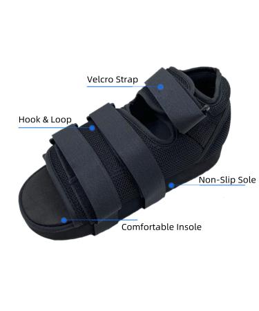 Buy Medical Post Op Walking Boot - Adjustable Surgical Healing Support Shoes for Fractured Feet | Women 7.5-10 Men 6.5-8 - Buy Online on GoSupps.com