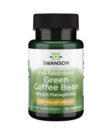 Swanson Full Spectrum Green Coffee Bean 400 Milligrams 60 Capsules 1