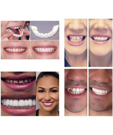 Buy 2 Pairs of Cosmetic Protheses Teeth Temporary False Teeth & Instant Smile Veneers for a Perfect Smile - Buy Online on GoSupps.com