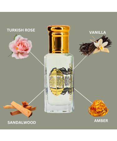 INTENSE OUD Vanilla Rose Perfume Oil 12ML (0.40 OZ) With Black Gift Box Turkish Rose & Creamy Vanilla With A Musky Base. - Buy Online on GoSupps.com