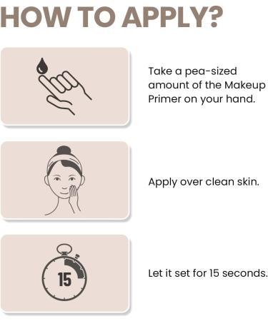 Mattifying Makeup Primer | Oil-Free Shine | Minimises Pores | Long-Lasting Base | All skin Types 30gm - Buy Online on GoSupps.com