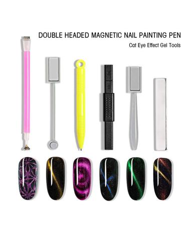 3D Nail Magnet Stick Set - Anself Magnetic Pencil for DIY Cat Eye Nail Art | Magnetic UV Gel Polish Tool - Buy Online on GoSupps.com