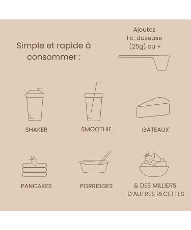 ALTER NUTRITION - Whey Protein Bio - Cocoa - Mass Gain - Recovery - BCAA - Organic Cow Milk - No Added Sugars - Made in France - 18g Protein Per Scoop - Bag of 1kg - Buy Online on GoSupps.com