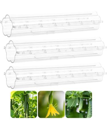 Luxshiny Cucumber Mold Horticulture 3pcs Vegetable Shaping Mold Strawberry Loudspeaker Cucumber Molds Garden Fruit Mold 20x6cm - Buy Online on GoSupps.com