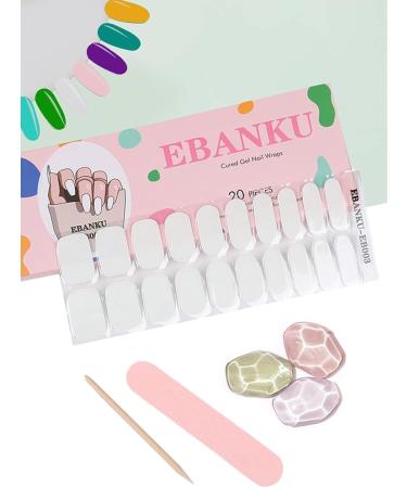 Shop Ebanku 20PC UV Gel Nail Film - Self-Adhesive Nail Stickers & Foils for Stunning Nail Art - Ideal for Women & Girls - Buy Online on GoSupps.com