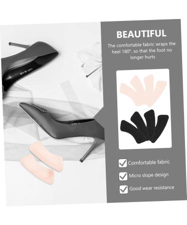 FOMIYES 20 Pairs Heel Stickers - Black Heel Cushion Pads for High Heels | Comfort & Support Foot Inserts - 4D Foam Technology - Buy Online on GoSupps.com