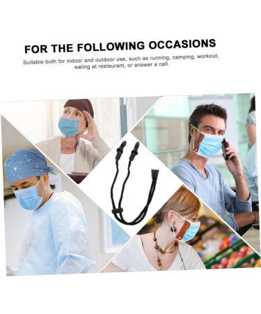 Shop SOLUSTRE 3pcs Mask Hook Earrings Durable Plastic Rope Glasses Holder | International Shipping Available - Buy Online on GoSupps.com