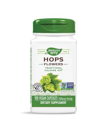 Nature's Way Hops Flowers - 100 Capsules