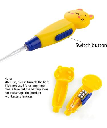 GserGdK LED Lighting Earwax Remover Tool - Luminous Earplugs Cleaning Kit for Adult Children Baby - Green - Buy Online on GoSupps.com