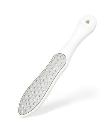 maxtachi 2 in 1 Feet Hard Skin Remover Double Side Pedicure Foot File Dead Hard Cracked Skin Calluses Remover Highly Effective Foot File for Foot Spa-White